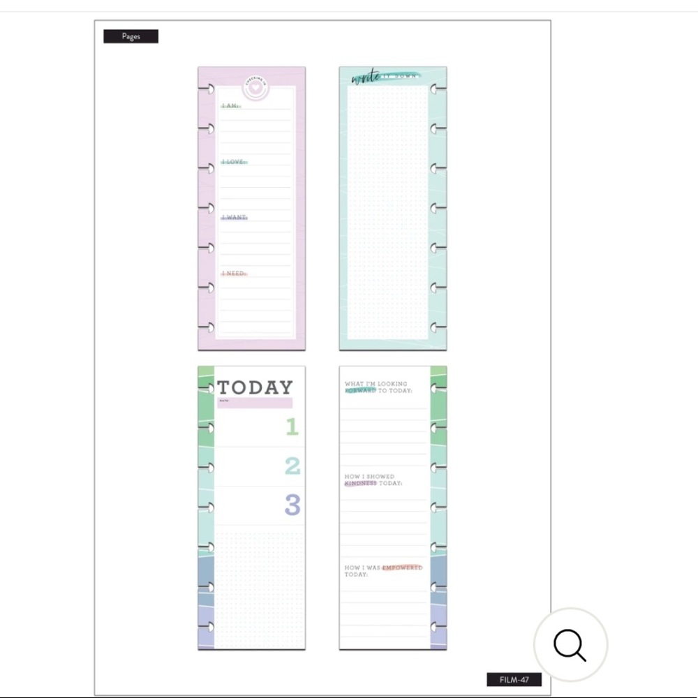 The Happy Planner - Mini Wellness Mood Tracker. - Picture 2 of 9
